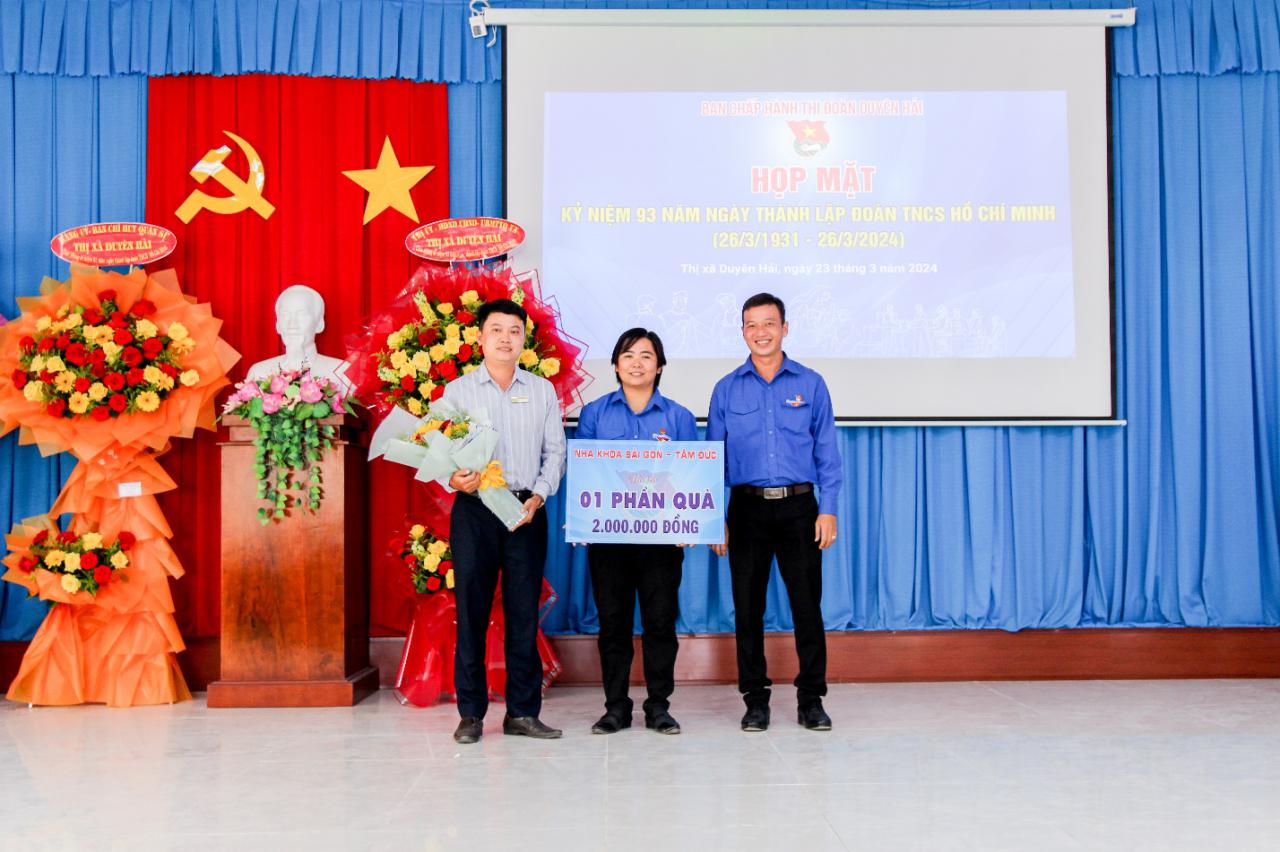 Thị đoàn Duyên Hải tổ chức họp mặt kỷ niệm 93 năm Ngày thành lập Đoàn TNCS Hồ Chí Minh (26/3/1931 – 26/3/2024)