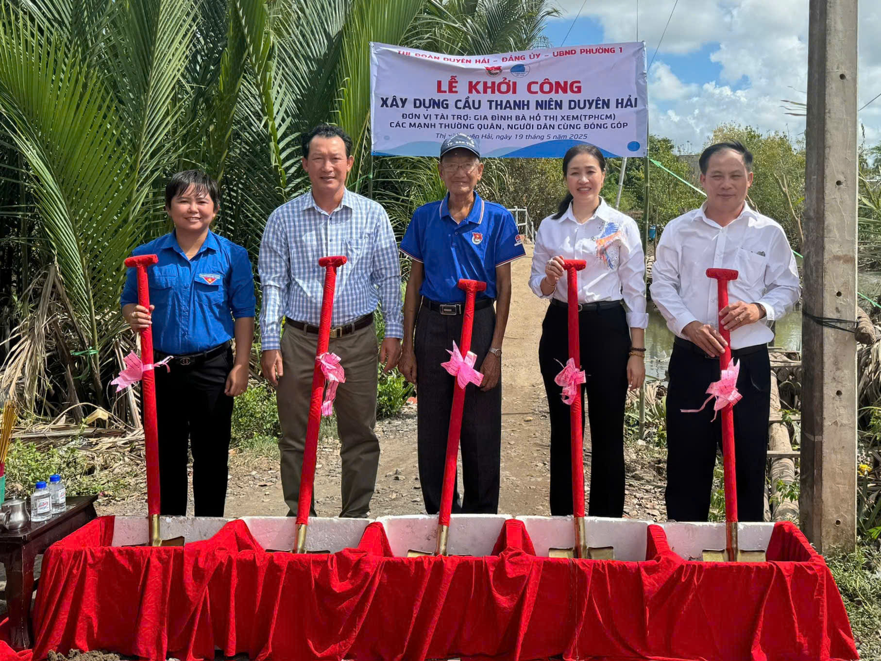 LỄ KHỞI CÔNG XÂY DỰNG CẦU THANH NIÊN DUYÊN HẢI